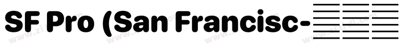 SF Pro (San Francisc字体转换 SF Pro (San Francisc字体转换